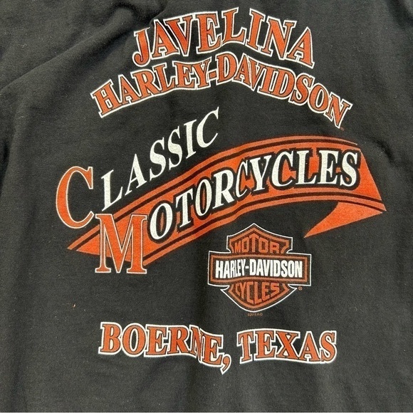 Harley Davidson Shirt Mens Extra Large Kickin Ass Texas Motorcycle Riding Tee - Picture 5 of 5